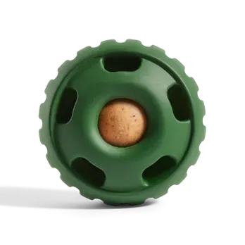Green Pupsicle Enrichment & Durable Treat Dispenser Toy for Dogs   Treat Tray Combo - 3 Sizes