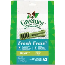 Greenies Fresh Teenie Adult Dog Dental Treats, 12oz