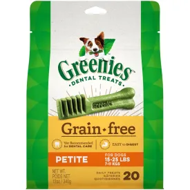 Greenies Grain-Free Treat-Pak Dental Chews - Petite 20pk (12oz/340g)