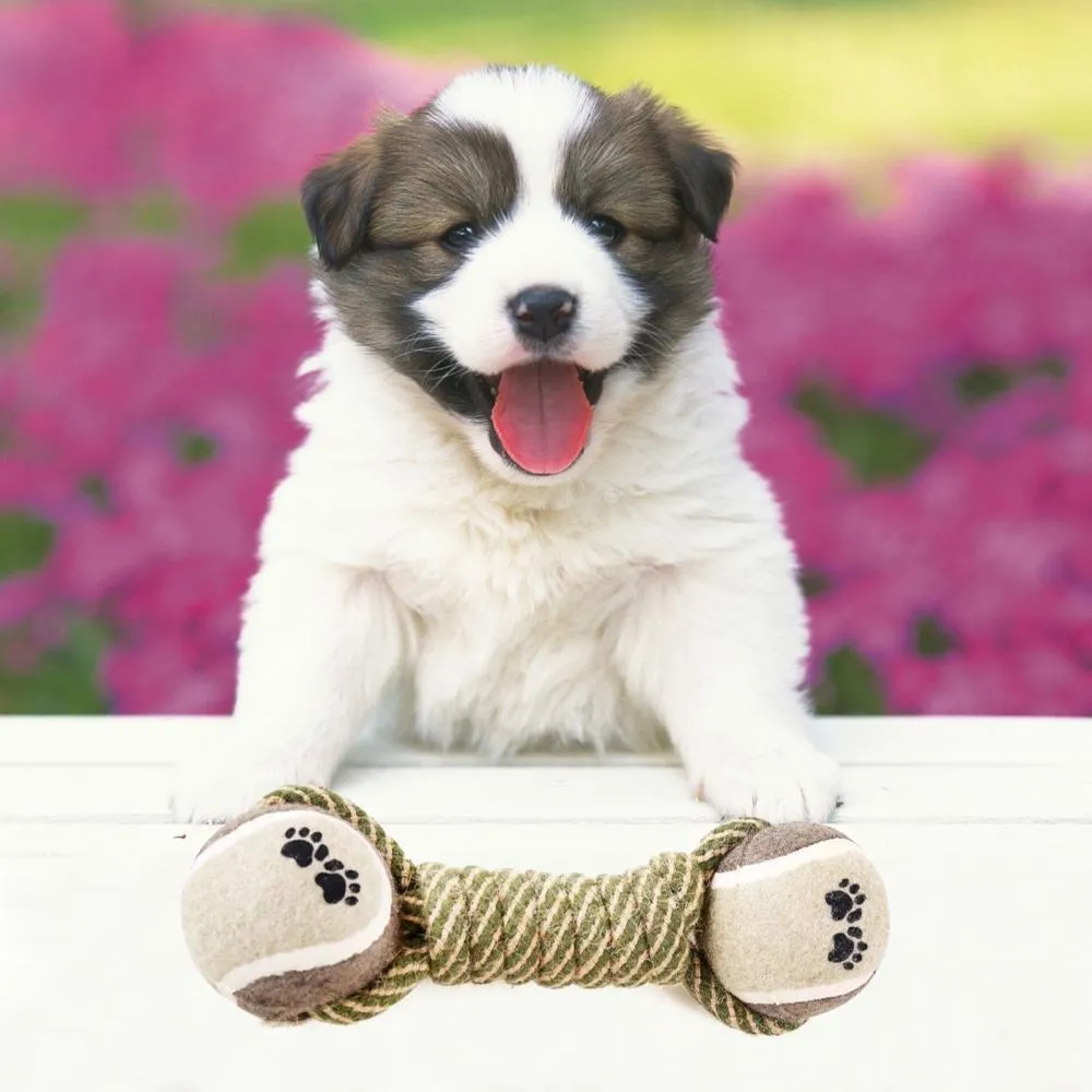 Interactive Cotton Rope Dog Toy – Tug, Chew, and Floss for Medium & Large Dogs