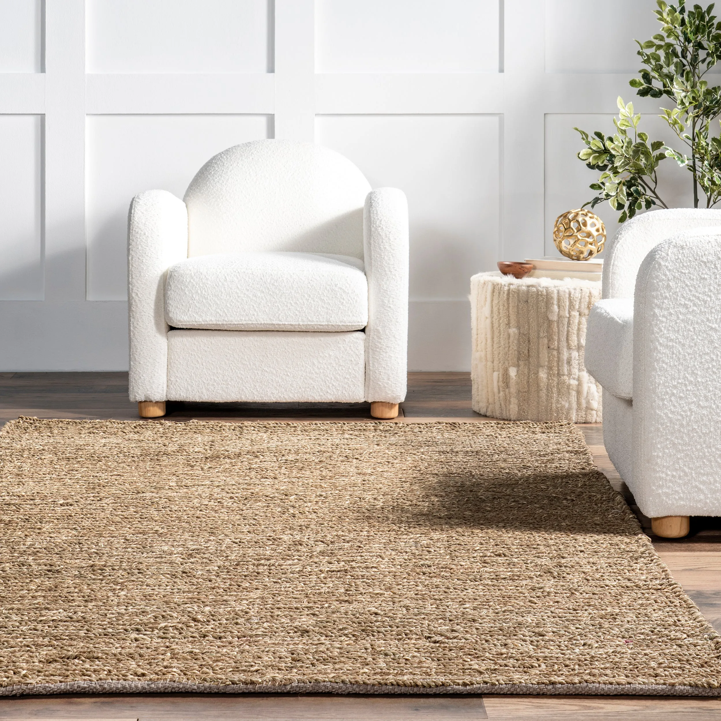 Jeannie Casual Seagrass Area Rug