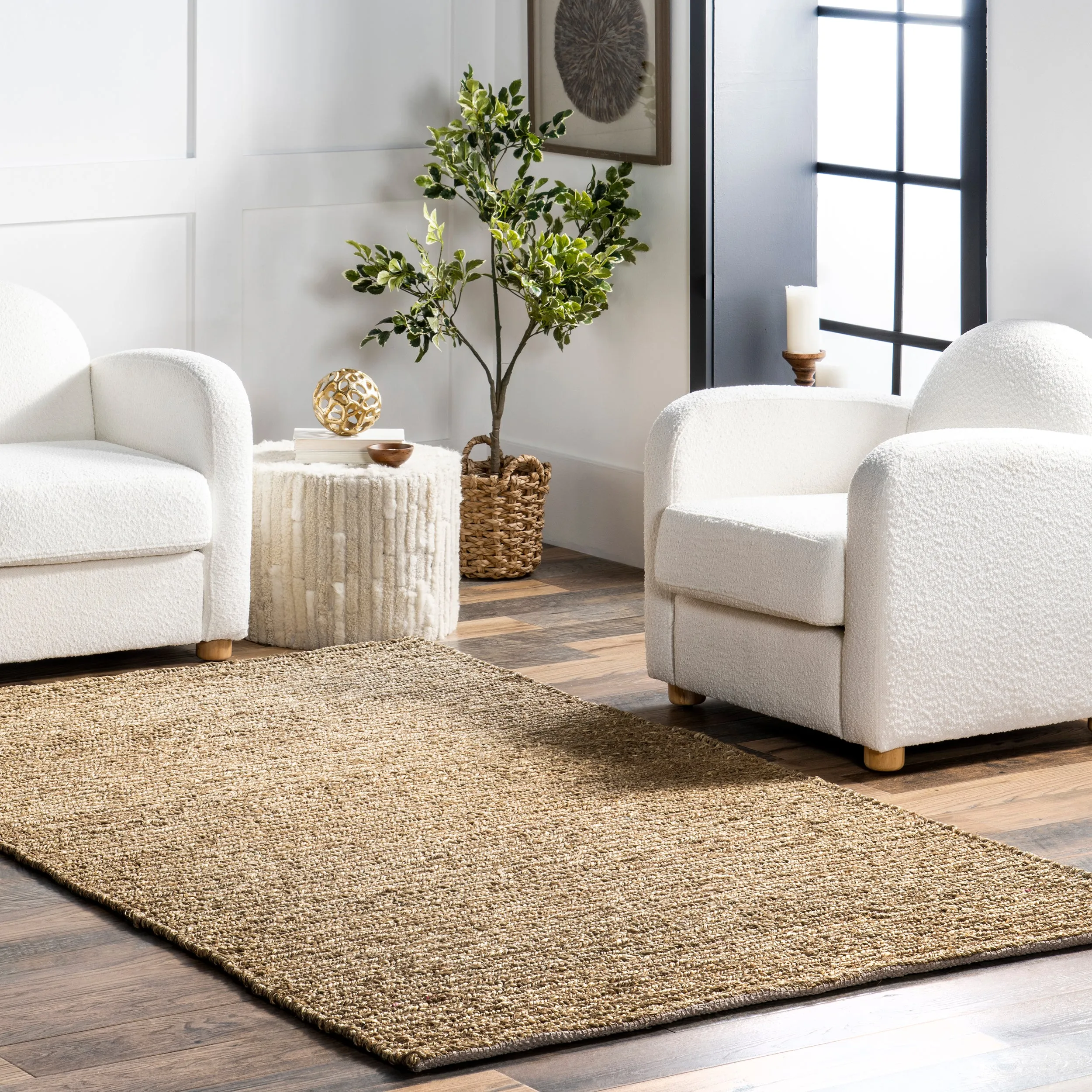 Jeannie Casual Seagrass Area Rug