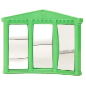 JW Activity Fun House Mirror Toy for Birds (Green)