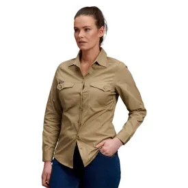 K69880 King Gee Ladies Workcool 2 Shirt Long Sleeve