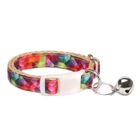 Kaleidoscope Diamond Cat Collar