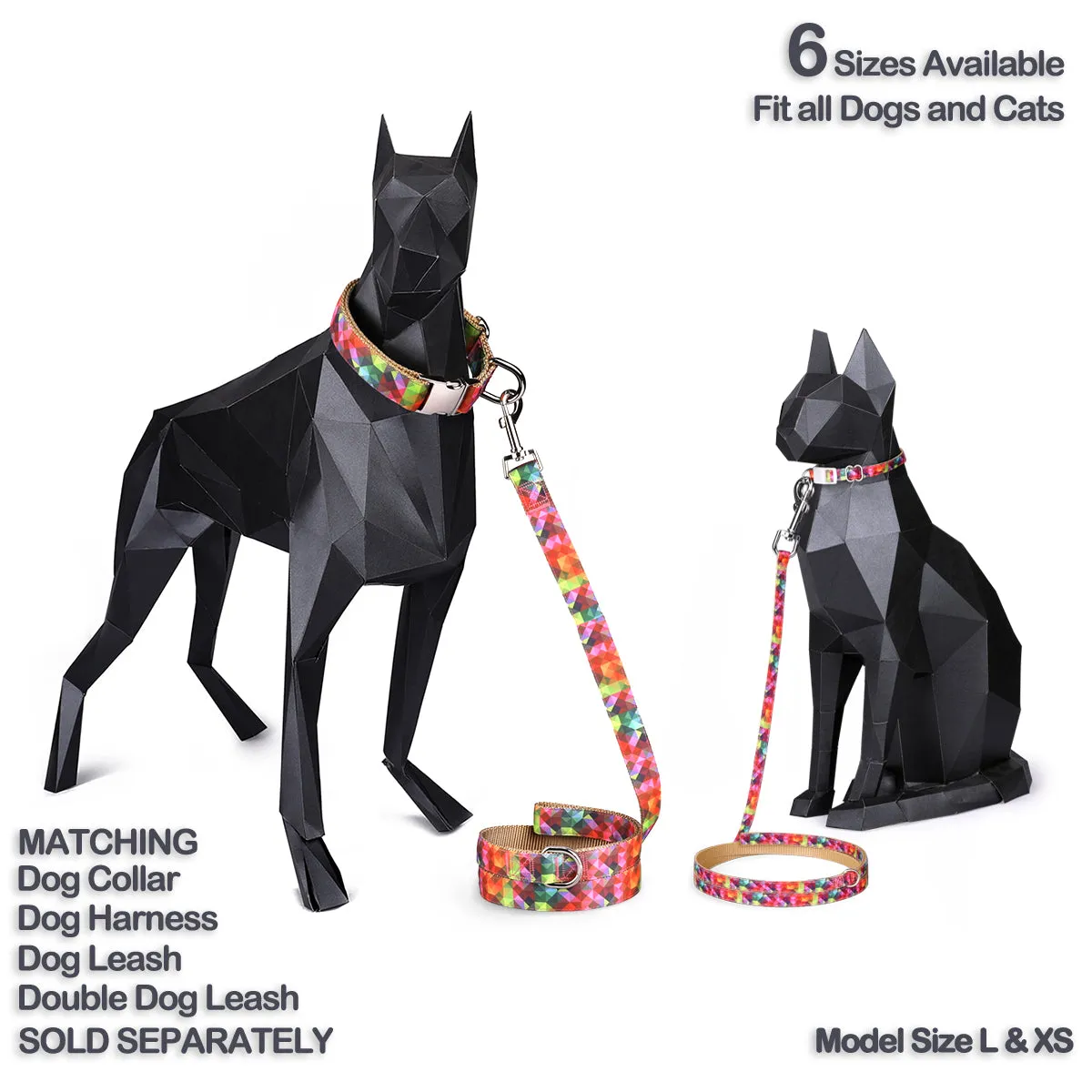 Kaleidoscope Diamond Cat Collar