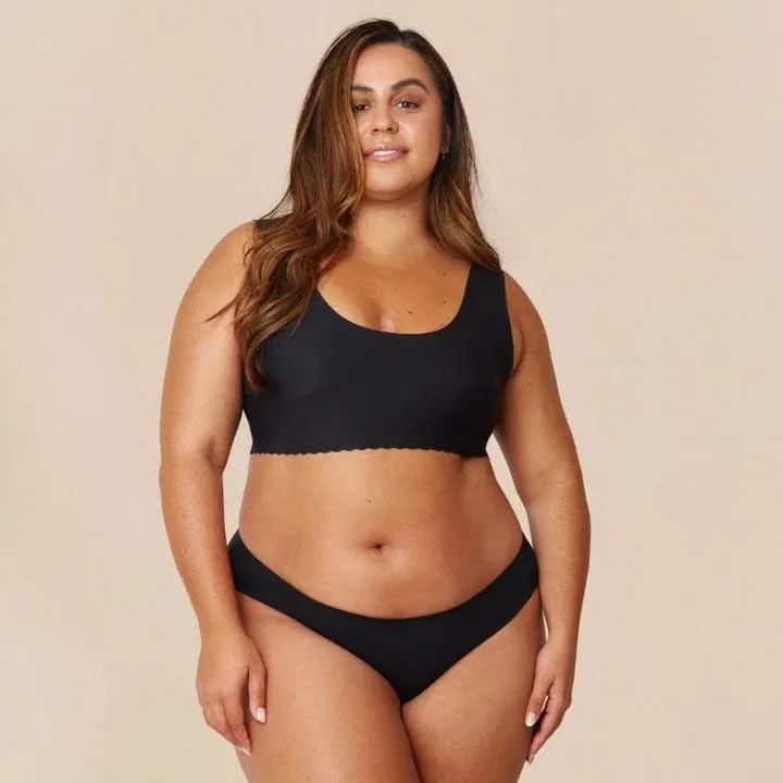 Leak Proof Brief - Black (Moderate)