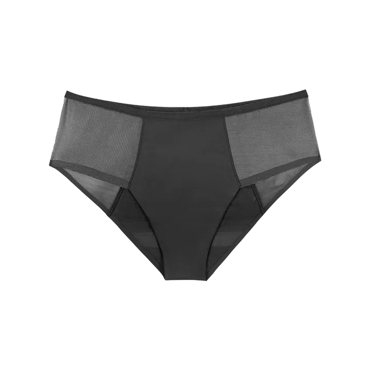 Leak Proof Mesh Hipster - Black (Heavy)