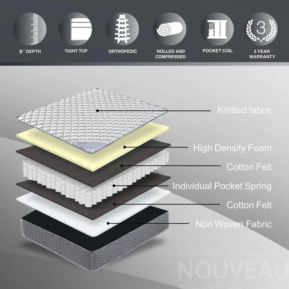 Maison Blanche | Sleep Cozy - Rolled Mattress (in-store pickup only)