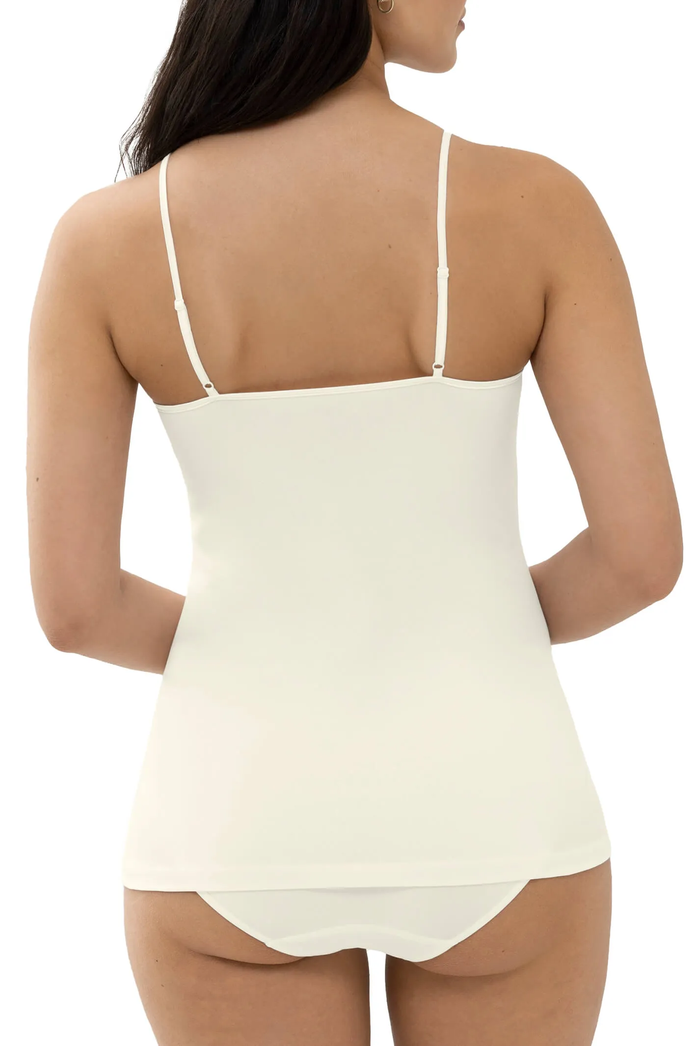 Mey 55201 Champagne Spaghetti Strap Vest Top