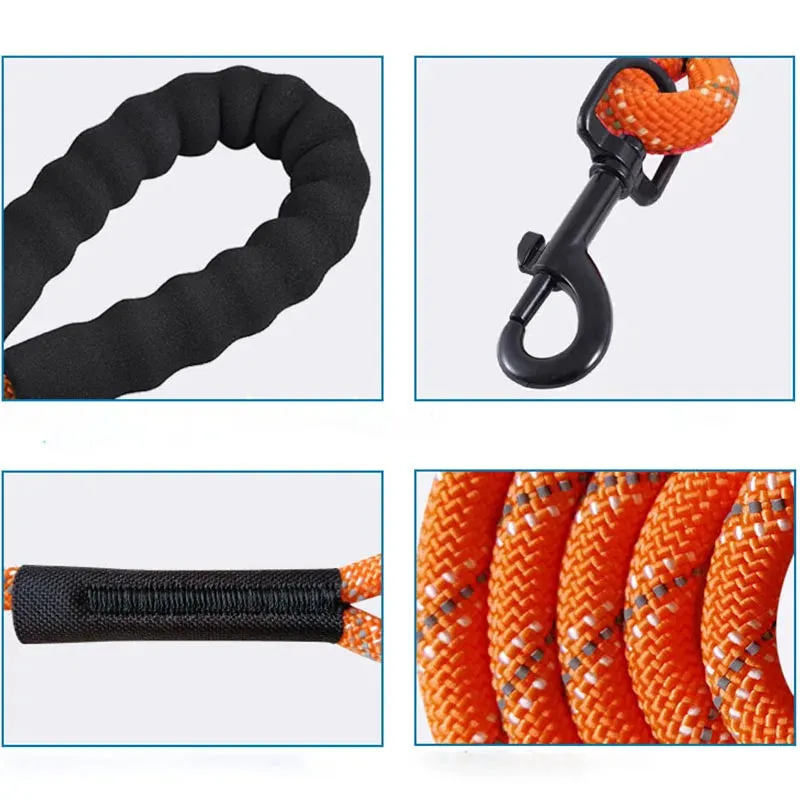 Multi-Length Reflective Dog Leash: Perfect for Training and Walking