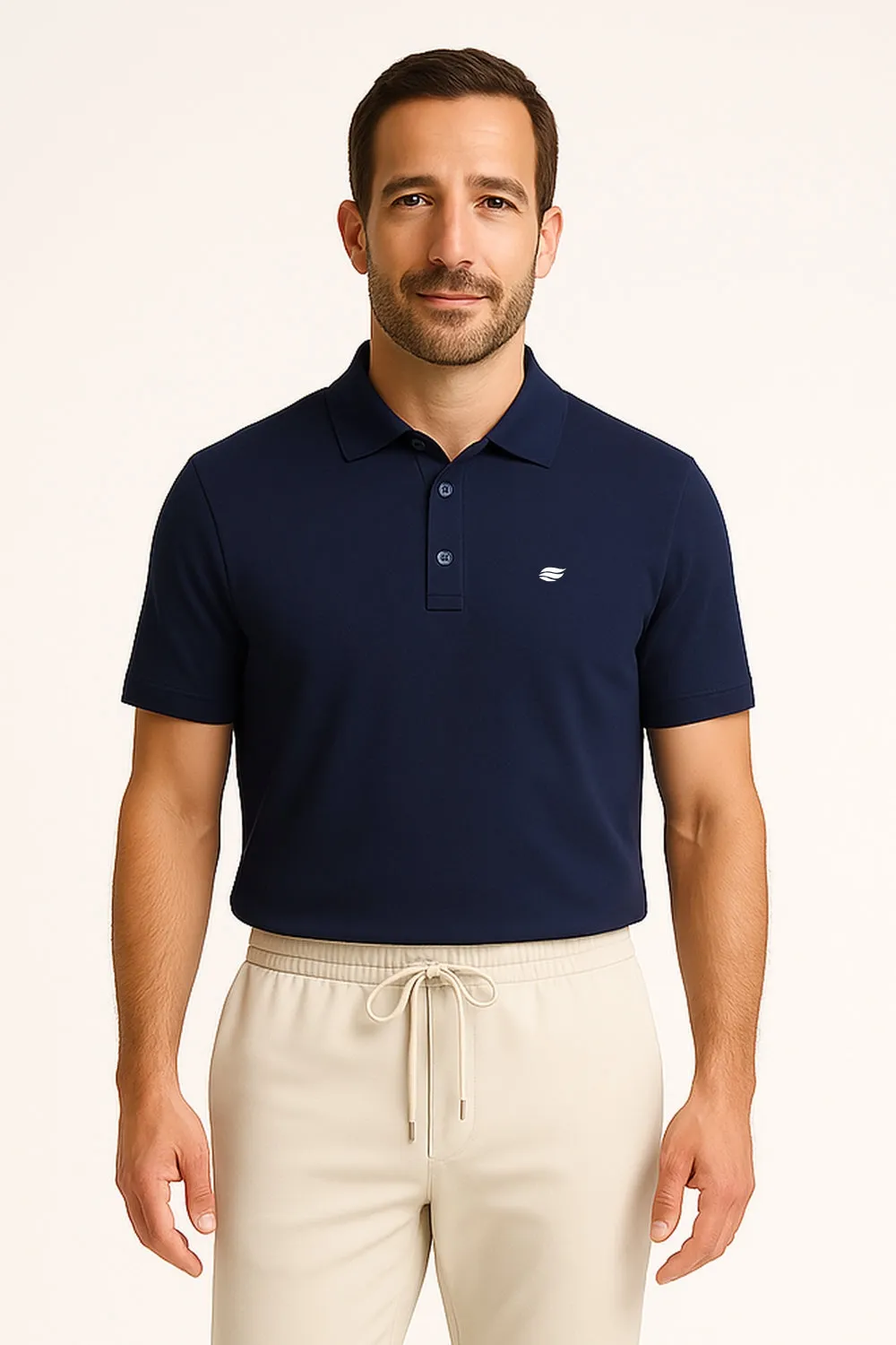 Natural Performance Polo - Navy
