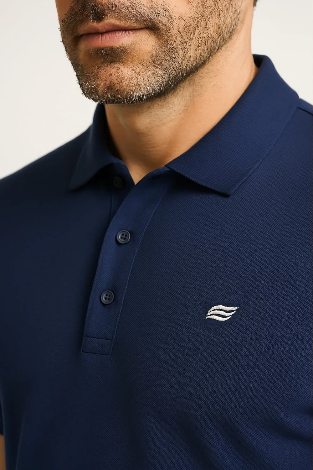 Natural Performance Polo - Navy