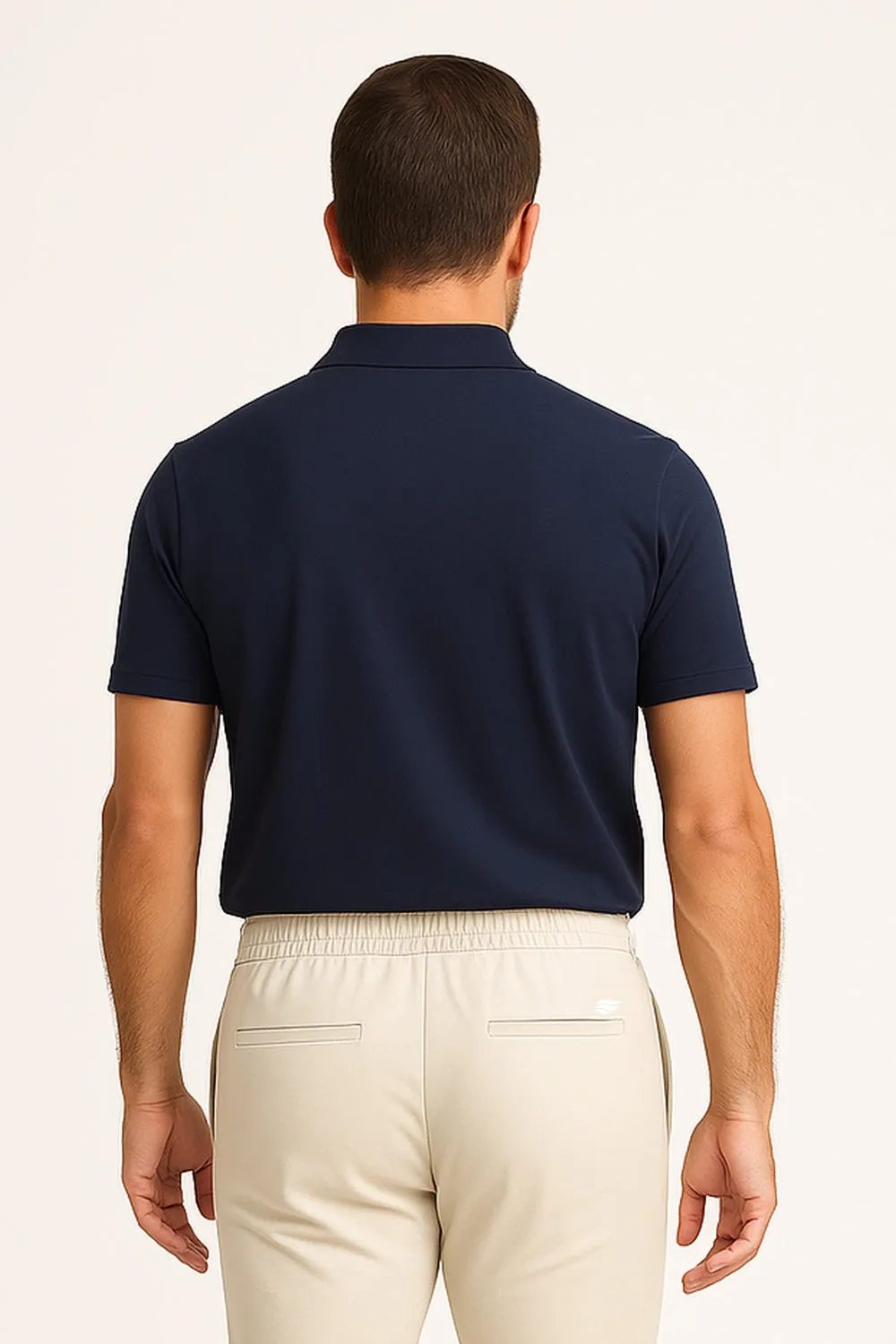 Natural Performance Polo - Navy