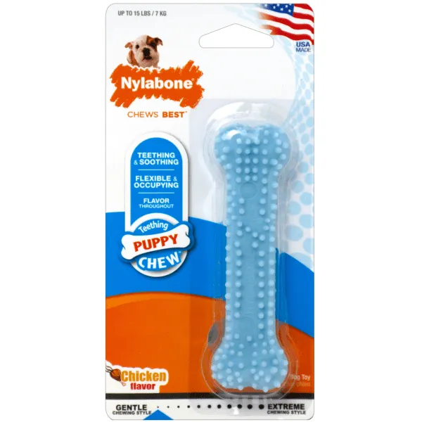 Nylabone Puppy Teething & Soothing Flexible Chew Toy