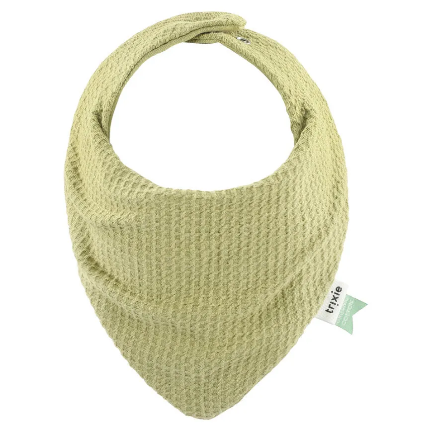 Organic Cotton Bandana Bib Cocoon Lemongrass