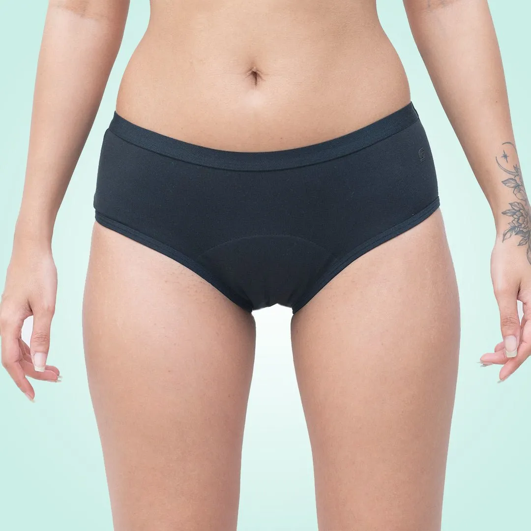 Organic Reusable/Washable/Leakproof/Absorbent Period Panty (Hipster)