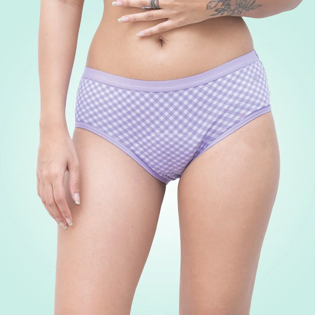 Organic Reusable/Washable/Leakproof/Absorbent Period Panty (Hipster)
