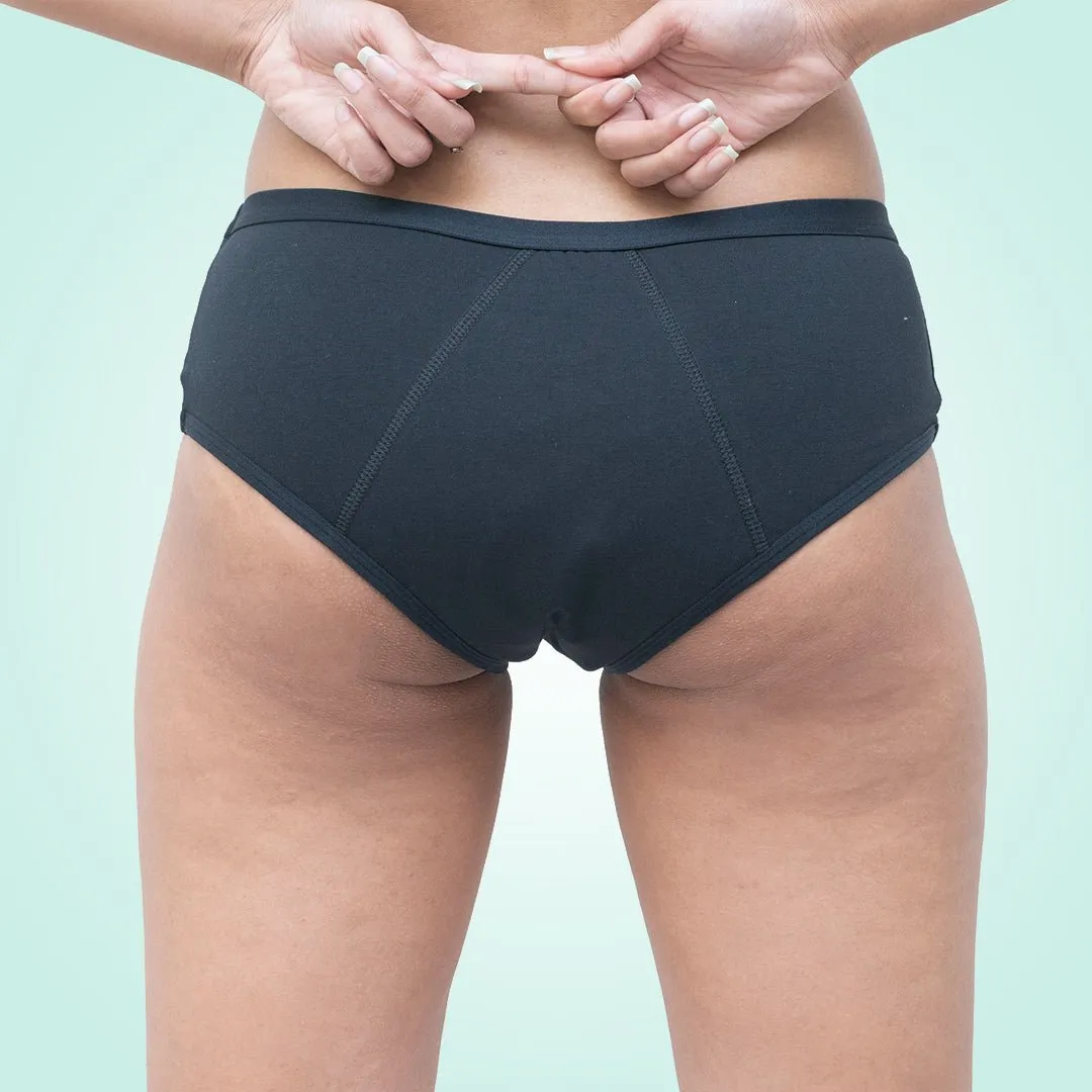 Organic Reusable/Washable/Leakproof/Absorbent Period Panty (Hipster)