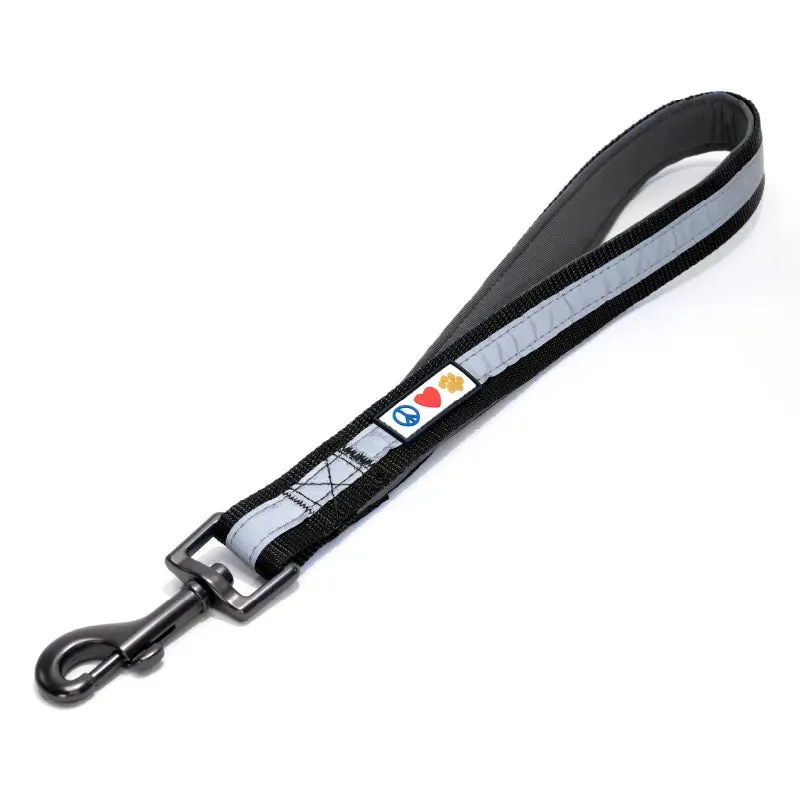 Padded Reflective Short Leash 1-FT