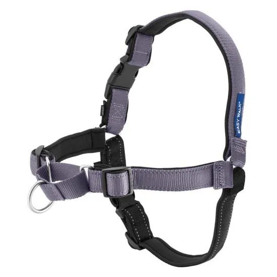 PetSafe Deluxe Easy Walk Steel Gray & Black Dog Harness (Large)