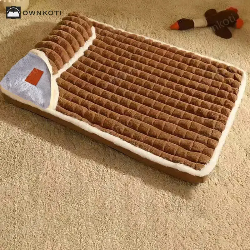 Plush Removable Washable Orthopedic Pet Pad