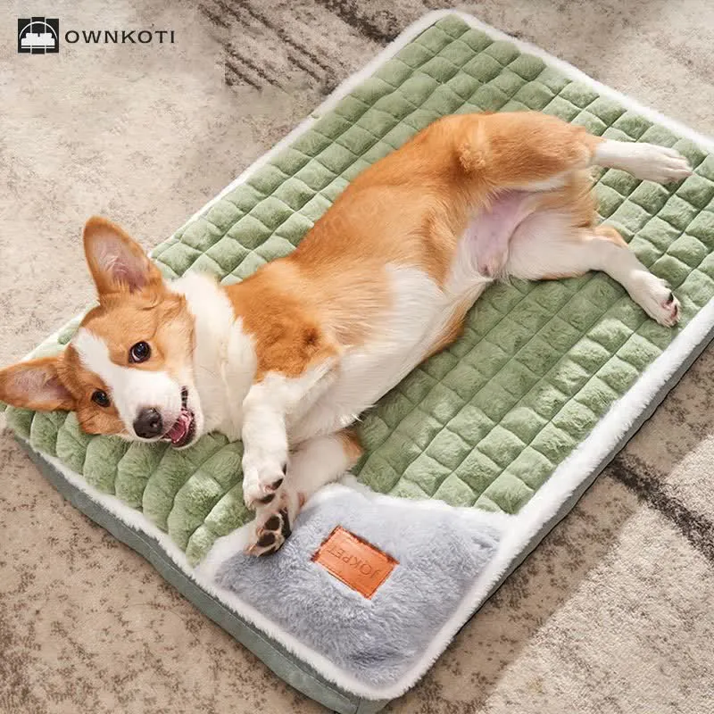 Plush Removable Washable Orthopedic Pet Pad