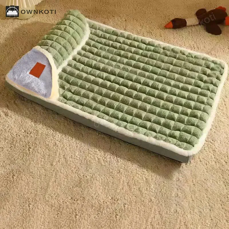 Plush Removable Washable Orthopedic Pet Pad