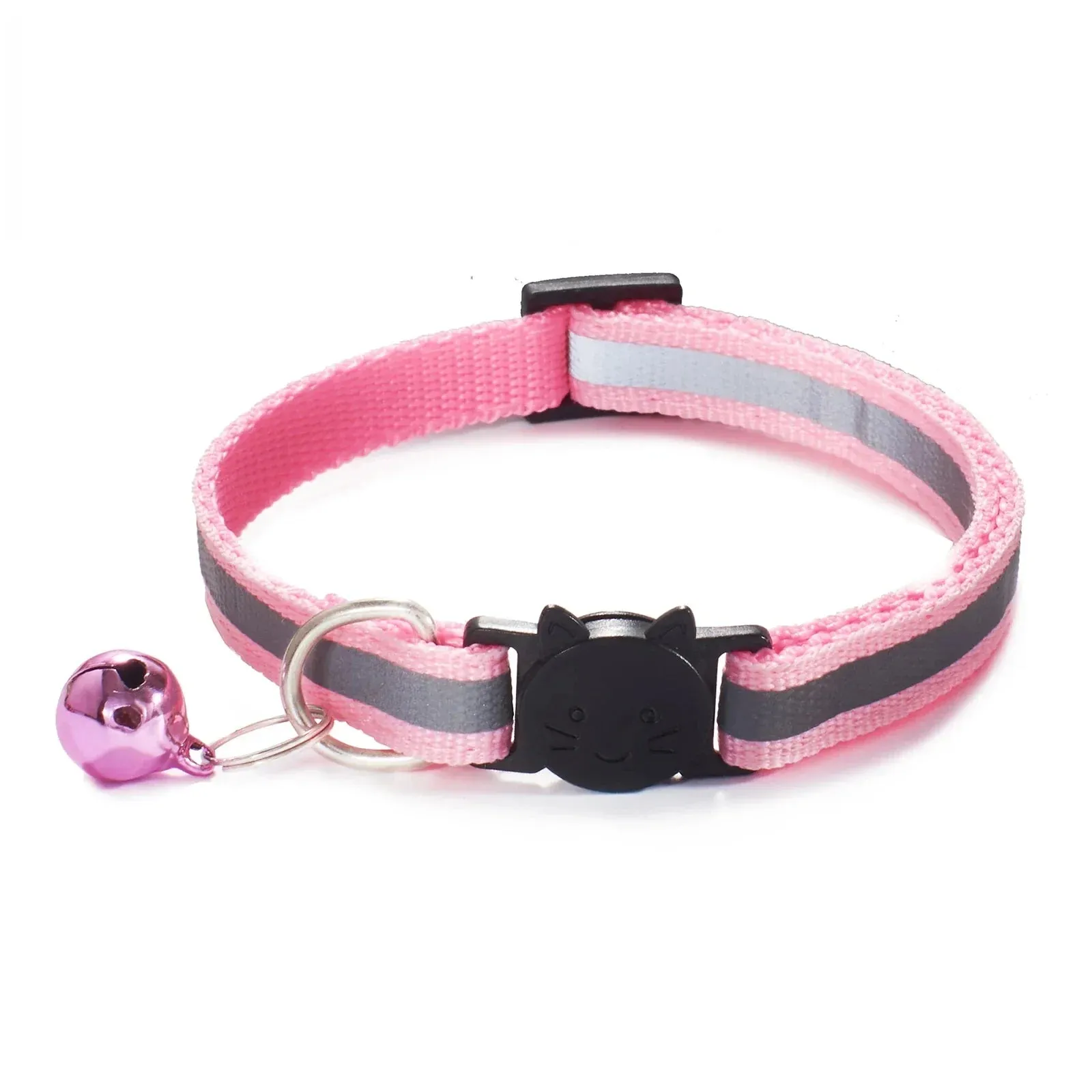 Reflective Breakaway Cat Collar with Bell - Adjustable and Soft