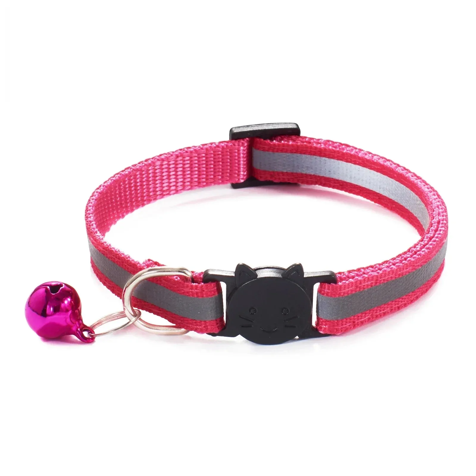 Reflective Breakaway Cat Collar with Bell - Adjustable and Soft