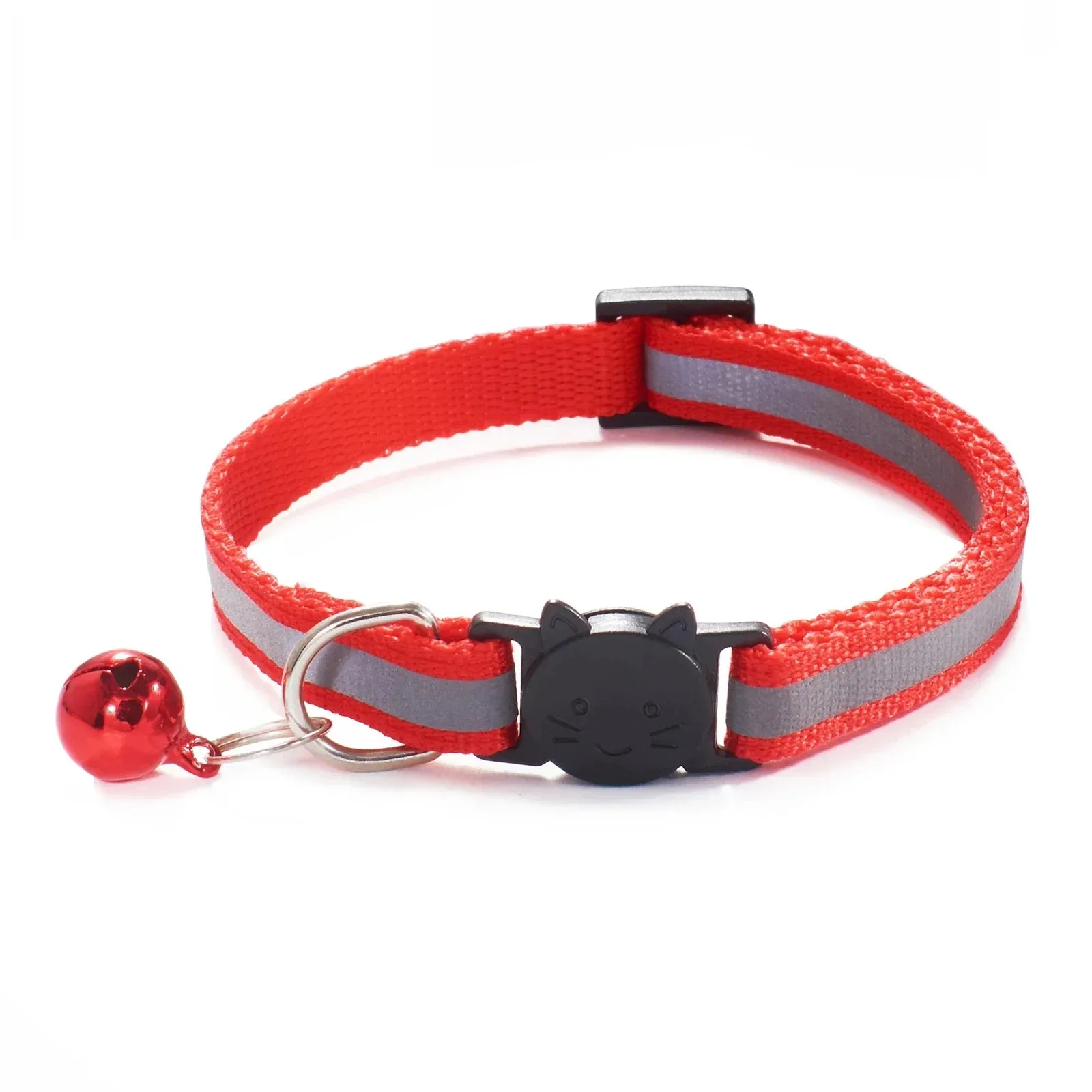 Reflective Breakaway Cat Collar with Bell - Adjustable and Soft