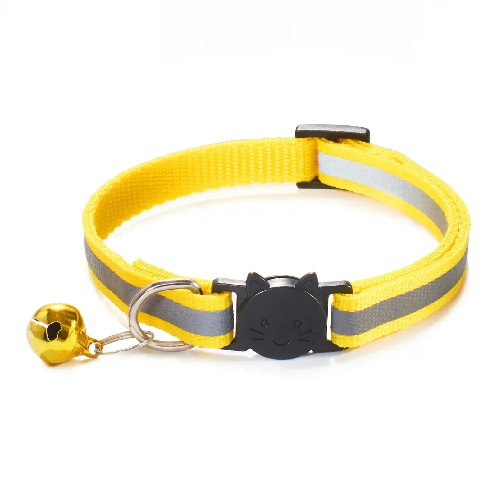 Reflective Breakaway Cat Collar with Bell - Adjustable and Soft
