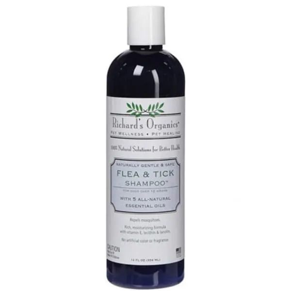 Richard's Organics Flea & Tick Shampoo 12oz