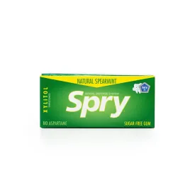 Spry Spearmint Chewing Gum 10s