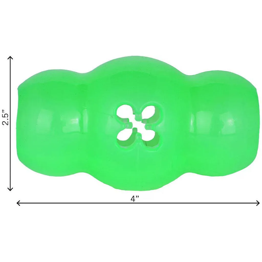 Starmark Treat Crunching Multiball Treat Dispenser, Green, Large 9.5 in
