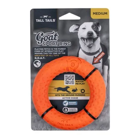 Tall Tails GOAT Sport Rings Durable Interactive Dog Toy