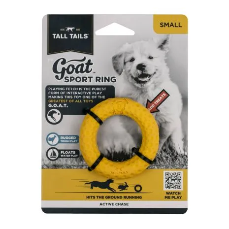Tall Tails GOAT Sport Rings Durable Interactive Dog Toy