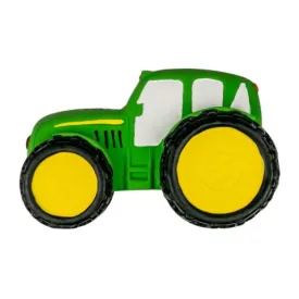 Territory Green Tractor Latex Squaker Dog Toy (6")