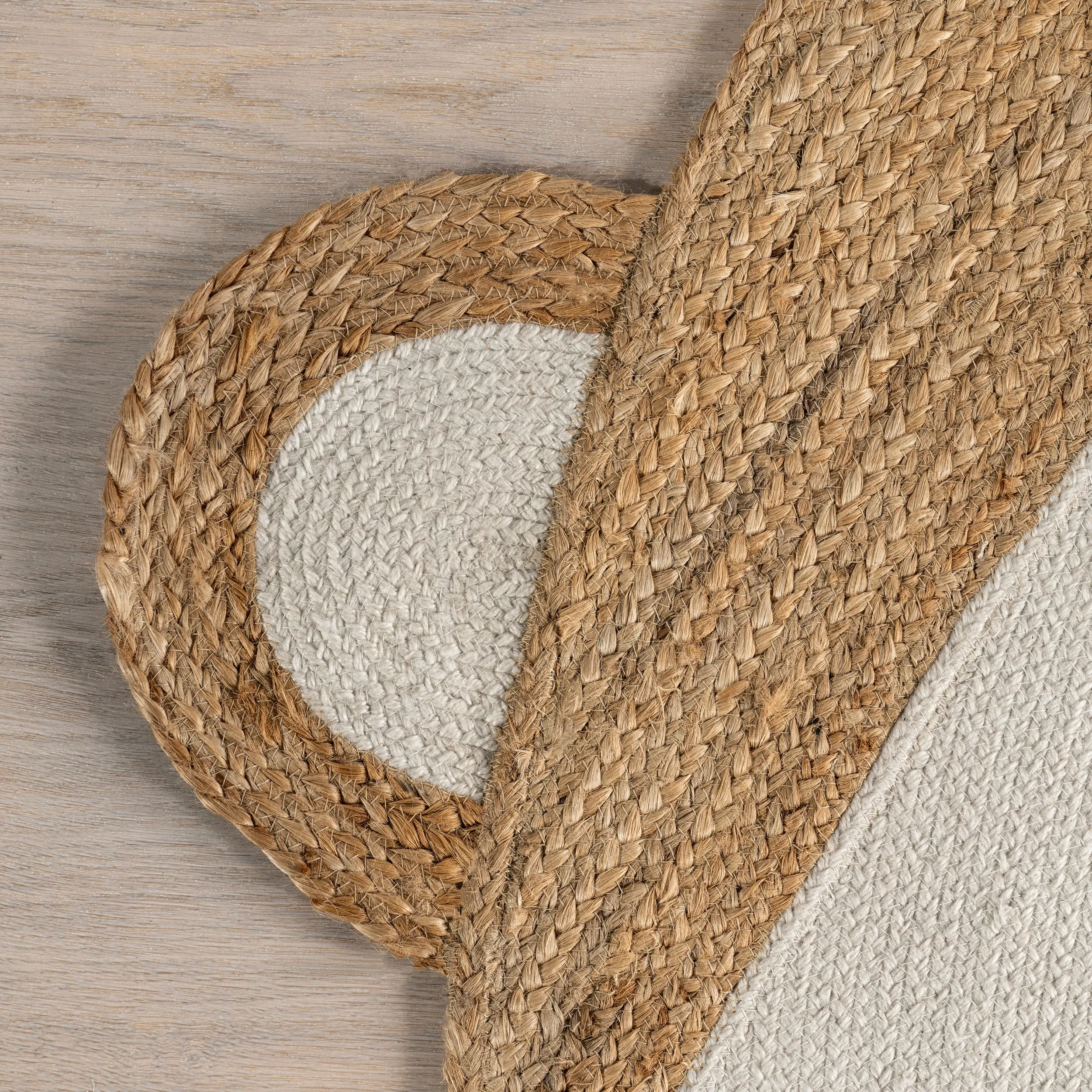 Weylyn Monkey Handwoven Kids Jute Area Rug
